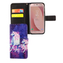 Handyh�lle Tasche f�r Handy Samsung Galaxy J5 2017 Einhorn Magic