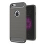 Apple iPhone 6 / 6s Plus Cover TPU Case Silikon Schutz-H�lle Handy Bumper Carbon Optik Grau