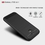 Samsung Galaxy J7 2017 TPU Case Carbon Fiber Optik Brushed Schutz Hlle Schwarz