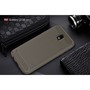 Samsung Galaxy J7 2017 TPU Case Carbon Fiber Optik Brushed Schutz H�lle Grau