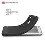 Huawei Nova TPU Case Carbon Fiber Optik Brushed Schutz H�lle Grau