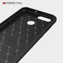 Huawei Nova 2 Plus TPU Case Carbon Fiber Optik Brushed Schutz H�lle Blau
