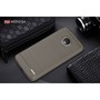Motorola Moto E4 TPU Case Carbon Fiber Optik Brushed Schutz H�lle Grau