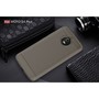 Motorola Moto E4 Plus TPU Case Carbon Fiber Optik Brushed Schutz H�lle Grau