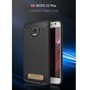 Motorola Moto Z2 Play TPU Case Carbon Fiber Optik Brushed Schutz H�lle Blau