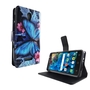 Handyhlle Tasche fr Handy Alcatel Pop 4 5.0 Blauer Schmetterling