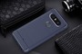 LG Q8 TPU Case Carbon Fiber Optik Brushed Schutz H�lle Blau