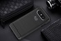 LG Q8 TPU Case Carbon Fiber Optik Brushed Schutz H�lle Schwarz