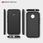 Motorola Moto G5S Plus TPU Case Carbon Fiber Optik Brushed Schutz H�lle Grau
