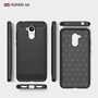 Huawei Honor 6A Pro TPU Case Carbon Fiber Optik Brushed Schutz H�lle Grau