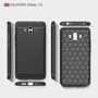 Huawei Mate 10 TPU Case Carbon Fiber Optik Brushed Schutz H�lle Blau