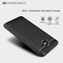 Huawei Mate 10 TPU Case Carbon Fiber Optik Brushed Schutz H�lle Schwarz