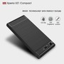 Sony Xperia XZ1 Mini TPU Case Carbon Fiber Optik Brushed Schutz H�lle Schwarz