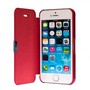 Flip Cover Schutzh�lle Case Handyh�lle Bookstyle f�r Apple iPhone 5 / 5s / SE Rot