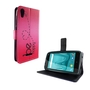 Handyh�lle Tasche f�r Wiko Lenny 4 Be Happy Pink