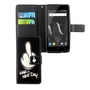Handyhlle Tasche fr Wiko Jerry 2 Mittelfinger