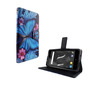 Handyh�lle Tasche f�r Wiko Jerry 2 Blauer Schmetterling