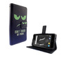 Handyh�lle Tasche f�r Wiko Jerry 2 Dont Touch My Phone Blau / Gr�n