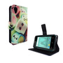 Handyh�lle Tasche f�r Wiko Sunny 2 Schriftzug Marshmallows