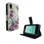 Handyh�lle Tasche f�r Wiko Sunny 2 Lotusblume