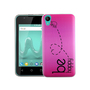 Handy H�lle f�r Wiko Sunny 2 Be Happy Pink Smartphone Cover Bumper Schale Etuis