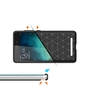 Xiaomi Redmi 3s TPU Case Carbon Fiber Optik Brushed Schutz H�lle Blau