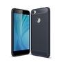 Xiaomi Redmi Note 5A TPU Case Carbon Fiber Optik Brushed Schutz H�lle Blau