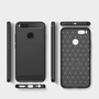 Xiaomi Mi 5X TPU Case Carbon Fiber Optik Brushed Schutz H�lle Grau