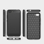 Asus Zenfone 4 Max ZC554KL TPU Case Carbon Fiber Optik Brushed Schutz H�lle Grau