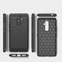 Lenovo K8 Note TPU Case Carbon Fiber Optik Brushed Schutz H�lle Schwarz