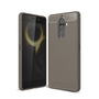 Lenovo K8 Note TPU Case Carbon Fiber Optik Brushed Schutz H�lle Grau
