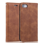 Handy H�lle Schutz Tasche f�r Apple iPhone 6 Cover Wallet Etui Braun