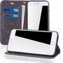 Handy H�lle Schutz Tasche f�r Apple iPhone 7 Plus Cover Wallet Etui Grau