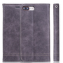 Handy H�lle Schutz Tasche f�r Apple iPhone 7 Plus Cover Wallet Etui Grau