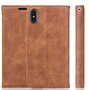 Handy H�lle Schutz Tasche f�r Apple iPhone X Cover Wallet Etui Braun