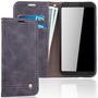 Handy H�lle Schutz Tasche f�r Wiko View Cover Wallet Etui Grau
