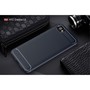 HTC Desire 12 H�lle Silikon Blau Carbon Optik Case TPU Handyh�lle Bumper 211755