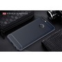 Huawei Y9 2018 H�lle Silikon Blau Carbon Optik Case TPU Handyh�lle Bumper 211758