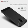 Samsung Galaxy A6 2018 H�lle Silikon Grau Carbon Optik Case TPU Handyh�lle Bumper 211771