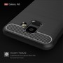 Samsung Galaxy A6 2018 H�lle Silikon Grau Carbon Optik Case TPU Handyh�lle Bumper 211771
