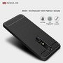 Nokia X6 H�lle Silikon Schwarz Carbon Optik Case TPU Handyh�lle Bumper 211784