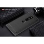Sony Xperia XZ2 Premium H�lle Silikon Schwarz Carbon Optik Case TPU Handyh�lle Bumper 211787