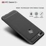 HTC Desire 12 Plus Hlle Silikon Schwarz Carbon Optik Case TPU Handyhlle Bumper 211790