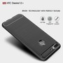 HTC Desire 12 Plus H�lle Silikon Grau Carbon Optik Case TPU Handyh�lle Bumper 211792