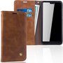 Handy H�lle Schutz Tasche f�r Huawei P20 Pro Cover Wallet Etui Braun