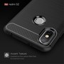 Xiaomi Redmi S2 / Y2 H�lle Silikon Schwarz Carbon Optik Case TPU Handyh�lle Bumper