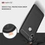 Xiaomi Redmi S2 / Y2 H�lle Silikon Schwarz Carbon Optik Case TPU Handyh�lle Bumper