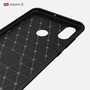 Xiaomi Mi 8 H�lle Silikon Grau Carbon Optik Case TPU Handyh�lle Bumper
