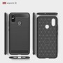 Xiaomi Mi 8 H�lle Silikon Grau Carbon Optik Case TPU Handyh�lle Bumper