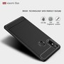 Xiaomi Mi 8 SE H�lle Silikon Blau Carbon Optik Case TPU Handyh�lle Bumper